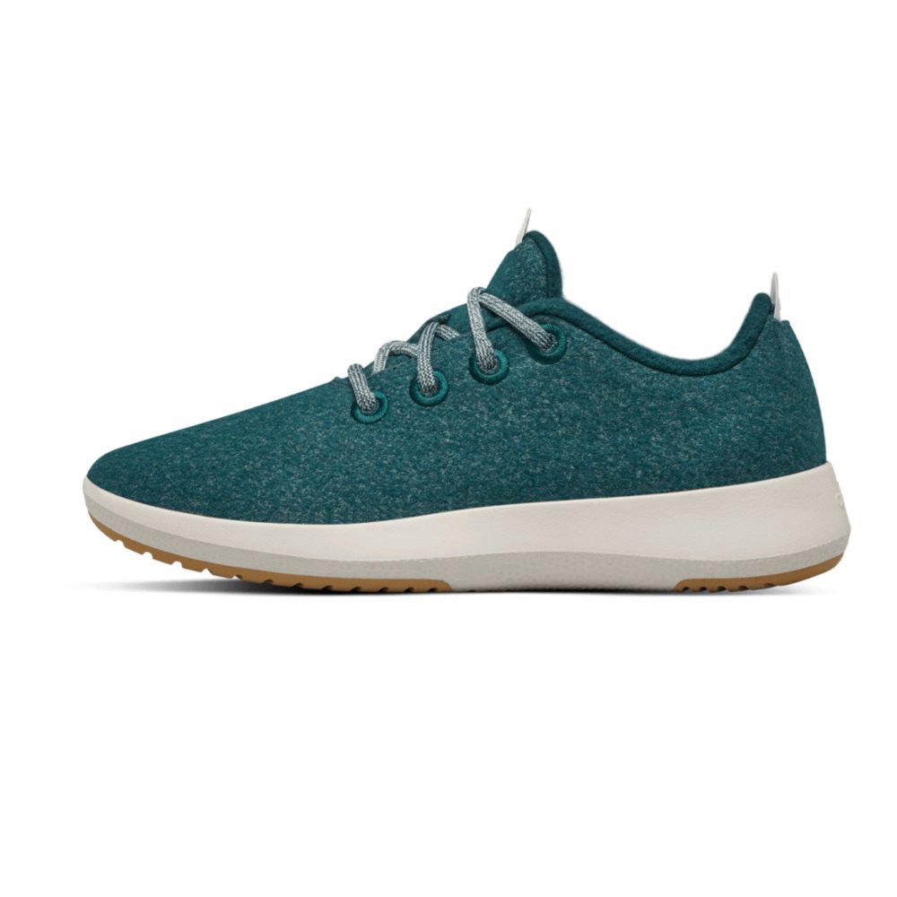 Allbirds Men\'s Wool Runner Mizzles - Sneakers Green - EOI049278